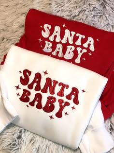 Santa Baby Embroidered Sweatshirt  Christmas Sweater  Festive Holiday Crewneck Sweatshirt  Cute Santa Claus Shirt  Christmas Party Sweater  Embroidered Sweatshirts Ideas  Embroidered Crewneck Ideas  Embroidered Inspiration Ideas  Embroidered Clothes Ideas Easy 30 day return policy Christmas Sweatshirt Ideas, Christmas Party Sweater, Cute Santa Claus, Christmas Dreaming, Preppy Christmas, Party Sweaters, Cute Santa, Cute Shirt Designs, Christmas Feeling