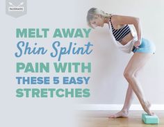 Shin Splints Stretches, Lower Right Back Pain, Shin Splint Exercises, Lower Back Pain Stretches, Back Pain Stretches, Calf Stretches, Back Stretches For Pain, 5k Training, Physical Therapy Exercises