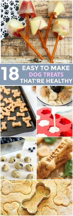 dog treats that are healthy and easy to make