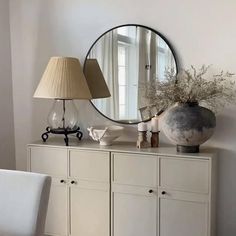 Our round mirror perfectly combines classic and elegance. The timeless round design creates an eye-catching focal point in any room. The back of the mirror is equipped with a cross hook for easy hanging. Whether you want to decorate in the living room, study, bedroom, bathroom, entrance, it is the best choice. Size: medium. Wall Mirror Vanity, Functional Wall Art, Metal Wall Mirror, Mirror For Wall, Farmhouse Room, Bathroom Entrance, Mirror Vanity, Study Bedroom, Minimalist Bathroom