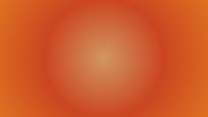 an orange and red circular background