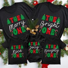 JungleVibesByJulie - Etsy Christmas Girls Trip Shirts, Funny Family Pictures, Christmas Outfits For Family Pictures, Christmas Pj, Matching Family Christmas Pajamas, Halloween Party Outfits, Family Christmas Pajamas