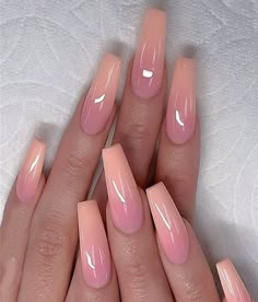 Ombre Nail Design, 2019 Nails, Natural Gel Nails, Unghie Sfumate, Fall Nail Art Designs, Diva Nails, Pink Gel