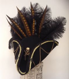 Steam Punk Hats, Punk Hats, Gothic Hats, Steampunk Black