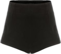 Chic Formal Shorts With Short Inseam, Chic High Waist Formal Shorts, Black High-waisted Shorts For Formal Occasions, Elegant Black Formal Shorts, Elegant Formal Black Shorts, Chic Fitted Evening Shorts, Elegant Fitted Evening Shorts, Fitted High-waisted Shorts For Evening, Chic High-waisted Shorts For Evening