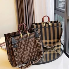 Luxury Bags Collection, Fendi Bag, Fendi Handbag, Swag Bag, Luxury Purses, Handbag Heaven, Big Bag, Fancy Bags, Beautiful Handbags