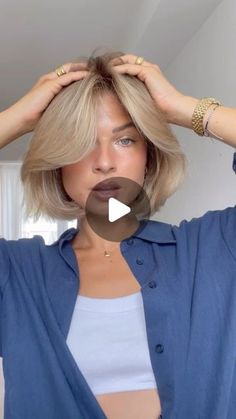 Celebs With Bobs, Short Hair Thick Bangs, Bob With Volume At Crown, Short Hair And Wispy Bangs, Short Bob Face Framing Layers, Blond Wavy Bob, How To Style Italian Bob, Dark Blonde Bob Hairstyles, Voluminous Bob Haircut