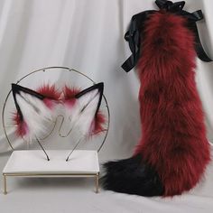 Bloody Wolf Ears Tail Headband Accessory Transform into a beautiful beast with our elegant Bloody Wolf Ears Tail Headband Accessory. Embrace your wild side with realistic bloody wolf ears and tail for an eye-catching look. Perfect for Halloween, cosplay, or themed parties, this accessory will add an elegant touch to any costume. Wolf Ears And Tail, Fox Anime, Fox Headband, Animal Dress Up, Wolf Ears, Cat Ear Headband, Fox Ears, Red Wolf, Cat Ear