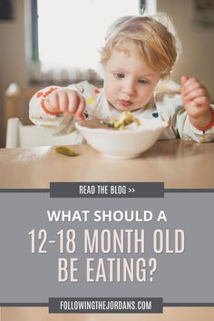 What should a 12 to 18 month old be eating? Find out here! This meal plan for a 12 month old includes snacks, meals, and recipes that provide key nutrients for baby. I also cover 6 tips for feeding your toddler. I’m Brittany Jordan, a mom of 3 sharing baby tips, toddler tips, mom hacks, new parent advice, and more! Learn more at https://followingthejordans.com Meals For 12 Month Old Baby, 12 Month Old Recipes, 17 Month Old Food Ideas, Meal Ideas For 12 Month Old, What To Feed My 10 Month Old, 13 Month Old Meal Ideas, 12 Month Old Snacks, Snacks For 12 Month Old, Meal Plan For 13 Month Old