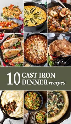 10 cast iron dinner recipes that are easy to make