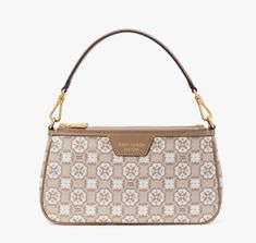 Cute Kate Spade Bags, Flower Monogram, Flower Handbag, Purse Essentials, Kate Spade Shoulder Bag, Plush Bags, Girly Bags, Stylish Handbags, Pretty Bags