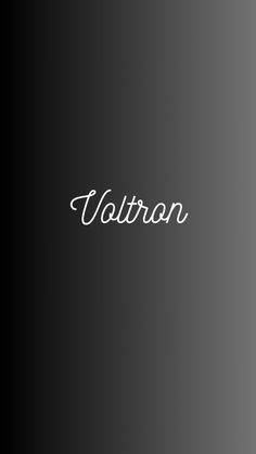 the word tattron written in white on a black background