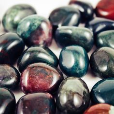 Bloodstone - Tumbled Wellness Boutique, Crystal Store, Spiritual Home Decor, Spiritual Home, Crystals Store, Ancient Stone, Ancient Mesopotamia, High Vibrational, Crystals For Sale