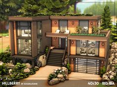 Sims 4 Modern House Layout, Sims 4 Design Ideas, Modern Houses Sims 4, Sims 4 Modern House Download, Sims Houses Layout, The Sims 4 Houses Ideas Modern, Sims House Download, Sims4 Modern House, Houses Sims 4 Cc