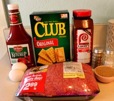 ingredients to make an appetizer laid out on a counter