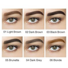 Brow Dye, Tint Makeup, Henna Eyebrows, Best Eyebrow Makeup, Eye Makeup Set, Gel Makeup, Tinted Eyebrow Gel, Black Eyebrows, Eyebrow Stamp