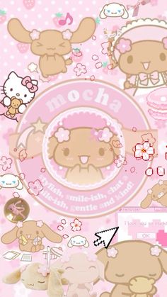 the pink hello kitty theme is very cute