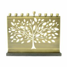 Tree of Life Menorah Celebration Board, Vase Crafts, Jewish History, Jewish Art, Industrial Chic