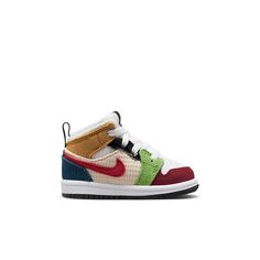 DR6959-100 Air Jordan 1 Mid Se, Messy Room, Air Jordan 1 Mid, Fashion Performance, Jordan 1 Mid, Stylish Sneakers, Toddler Shoes, Air Jordan 1, Jordan 1