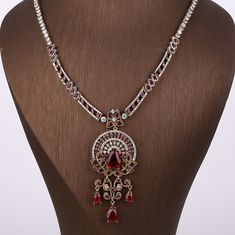 91 GRAMS OTTOMAN SIMULATED RUBY .925 SILVER & BRONZE NECKLACE #12335 Material is .925 Solid Sterling Silver and Bronze. The stones are RUBY. This Necklace is 91,12 grams. Width is 1,49". Length is 30". All our silver items have the 925 stamp. ***All our items are made in EUROPE with high quality workmanship*** Visit our other auctions for great deals PLEASE READ: Your satisfaction is our priority. 100% Satisfaction Guarantee. Returns are accepted within 14 days after item delivery. All items MUS Washing Hands, Silver Items, Bronze Necklace, Turkish Jewelry, Future Life, Fashion Jewelry Necklaces, Fashion Watches, Jewelry Necklace Pendant, 925 Silver