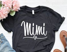 Mimi Shirt, Mimi Squad, Mimi Gift, Grandma Shirt, Gift for Mimi, Mothers Day, Pregnancy Announcement Grandparents, Best Mimi, Mimi Bear Shirt Hello! First of all thank you for being here and checking out our finest t-shirt designs. As Mudo Boutique, we dedicated ourselves to provide the best possible service for our valuable customers. In order to provide you best service, we are using the quality materials and beautiful designs. You can always contact us for your questions or for your suggestio Grandparent Pregnancy Announcement, Mimi Gift, Kpop Shirts, Pop Pop Shirts, New Grandma, Grandma Shirts, Bear Shirt, Tee Shirt Designs