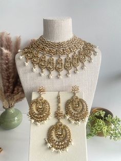 Pakistani Traditional, Choker Set, Bridal Jewellery Indian, Jewelry Choker, Pearl Choker, Traditional Wedding