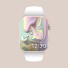 "Introducing a one-of-a-kind way to refresh the look of your smartwatch: our Marble Collection smartwatch wallpaper. This elegant, high-resolution design features a stunning background in pastel pink, green and yellow colors giving the melted glass effect, perfect for adding a touch of variation and sophistication to your Apple Watch or any other smartwatch. Stand out from the crowd with this effortlessly stylish, easy-to-apply digital accessory. With our smartwatch wallpaper, you'll never grow tired of checking the time! :) Whether you're dressing up for a special occasion or simply seeking a daily touch of elegance, this captivating design will enhance your smartwatch experience and receive compliments from friends and family alike. The ease of use and instant digital download make this Smartwatch Wallpaper, Marble Watch, Glass Apple, Marble Collection, Wallpaper Pastel, Watch Wallpaper, Apple Watch Wallpaper, Rose Pastel, Photo Apps