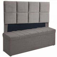 an upholstered headboard with four different colors