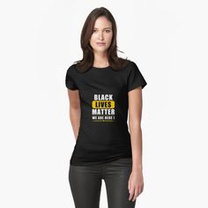 "Black Lives Matter t-shirt for men and women" T-shirt by DINADIM | Redbubble Selective Mutism, Men With Street Style, Break Out, Black Lives, Black Lives Matter, Mom Shirts, Lightweight Hoodie, Tshirt Colors, Chiffon Tops