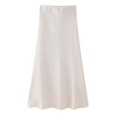 Olivia Mark - Satin Magic: Fashionable Midi Skirt Casual French Style, Long Midi Skirt, Skirt Streetwear, Long Skirt Fashion, Streetwear Chic, Long Midi, Effortlessly Chic Outfits, Skirts Midi High Waisted, Satin Midi Skirt