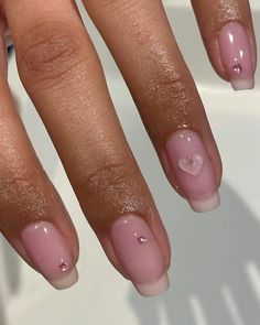 2023 Love, Gel Mani, Nail Jewelry, Minimalist Nails, Dream Nails