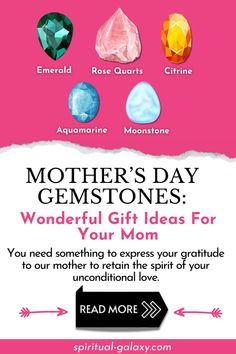 Giving your mother a crystal for Mother's Day allows you to reciprocate the continual positivity she has always shown you. Here are the 5 best Mother’s Day gemstones! Gift Ideas For Your Mom, Charge Crystals, Trials And Tribulations, Think About It, Best Mother, Love Others