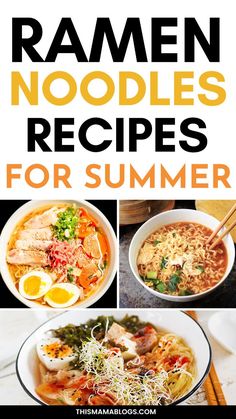 ramen noodles recipes for summer