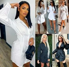 Premium Quality Women's Ladies Shirt Long Sleeve Tight Waist Collard Button Up Mini Dress Top, Womens Dresses Button Up Mini Dress, Pleated Pattern, Pleats Pattern, Baggy T-shirt, Ladies Shirt, Mini Shirt Dress, Dress Top, Shirt Long Sleeve, Top Dress