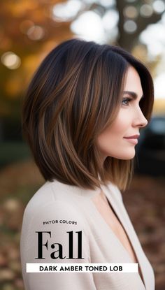 How to Style Fall Hair Colors Dark Cocoa Brown Bob? Effortless Elegance! 🍫 Med Length Fall Hair, Dark Brown Bobs Haircuts, Shoulder Length Hair Burnett, Dark Hair One Color, Dark Bob Balayage, Fall Hair Colors Shoulder Length, Fall Hair Short Bob, Fall Brunette Hair Color Short, Fall Medium Hair