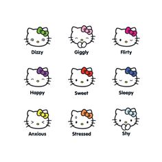 an image of hello kitty stickers