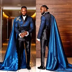 Men's Royal Satin Suits Jacket Pant with long Cape Fashion Formal Party Wear New  | eBay Satin Suits, Prince Wedding, Cape Fashion, Belt Fashion, Men Suit, Prom Suits, Tuxedo Wedding, Fashion Suits For Men, Wedding Suits Men