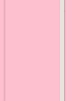 a pink background with white trim and vertical lines on the bottom right corner, in two different colors