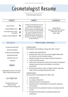 Cosmetology Worksheets, Cosmetology Resume, Master Cosmetologist, Cosmetology School Outfits, Esthetician Resume, Chronological Resume Template, Quotes Rainbow