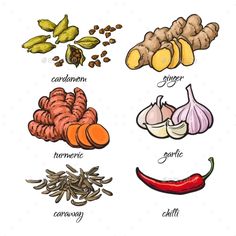 an image of different types of spices