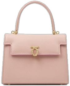 Luxury Solid Color Shoulder Bag, Luxury Solid Shoulder Bag, Elegant Pink Business Bag, Elegant Pink Business Bags, Elegant Handheld Leather Evening Bag, Elegant Solid Leather Satchel, Chic Pink Business Shoulder Bag, Elegant Soft Leather Evening Bag For Shopping, High-end Pink Leather Box Bag