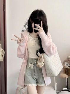 Simple Style Outfits, Korean Fashion Outfits, Kawaii Fashion Outfits, Girly Outfits