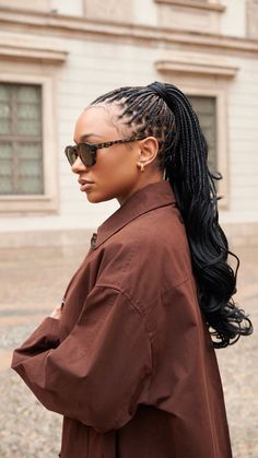 Wedding Braids Black Women, Classy Braids, French Curl Braids Hairstyles, French Curls Braids, Boho Curls, Braid Wig