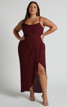 Wedding Guest Dresses For Fall, Plus Size Wedding Guest, Dresses For Fall, Plus Size Wedding Guest Dresses, Formal Occasion Dress, Drape Maxi Dress, High Low Maxi Dress, Fall Wedding Guest Dress, Wedding Attire Guest