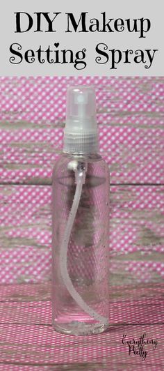 Diy Setting Spray, Diy Makeup Organizer, Make Up Diy, Fixing Spray, Shine Spray, Diy Sprays, Makeup Setting Spray, Beauty Recipe