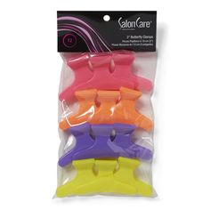 3 Butterfly Clamps Salon Care 3 Butterfly Clamps  |  Sally Beauty Lip Types, Pocket Princesses, Light Nails, Sally Beauty, Hair Breakage, Good Hair Day, Foundation Concealer, Nail Kit, Neon Colors