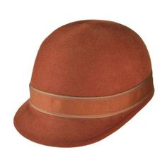 Bollman Hat Company Heritage Collection 2010s Jockey Cap Casual Hats Formal Brown Wool Hat, Brown Wool Six-panel Hat, Formal Wool Flat Cap, Brown Wool Visor Hat, Classic Brown Wool Cloche Hat, Womens Hats Fashion, Jockey Hat, Casual Hats, Hats And Caps