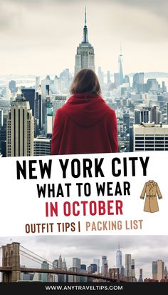 the new york city what to wear in october outfit tips i packing list for travel