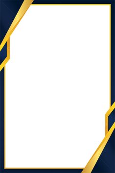 a blue and gold frame with an empty space in the middle for text or image