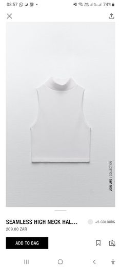 Basic Tank, Basic Tank Top, High Neck, Tank Tops, Women's Top